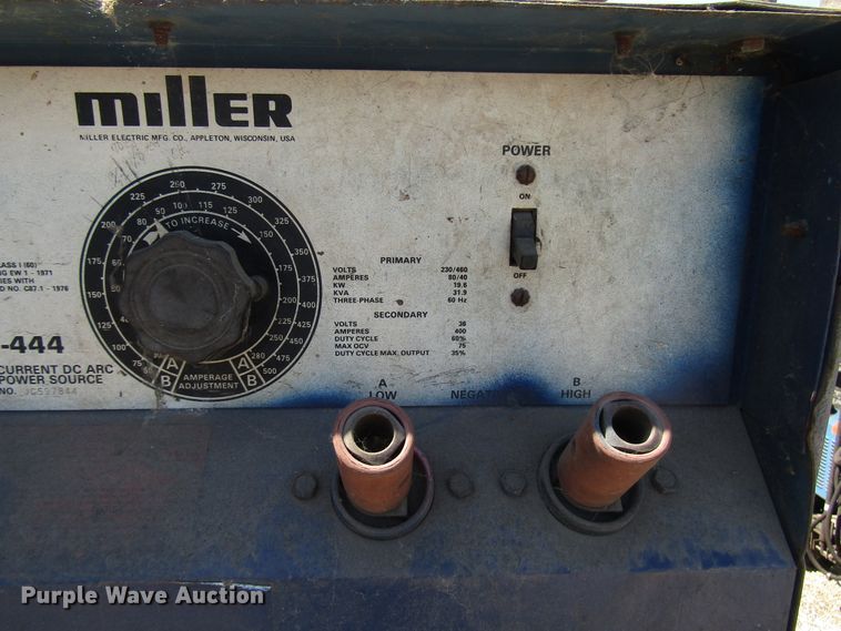 image for item DG8072 (2) Miller SRH444 welders