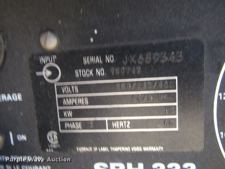 image for item DG8074 Miller SRH333 welder