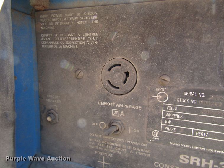 image for item DG8075 (2) Miller SRH333 welders