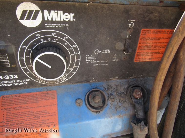 image for item DG8079 Miller SRH333 welder
