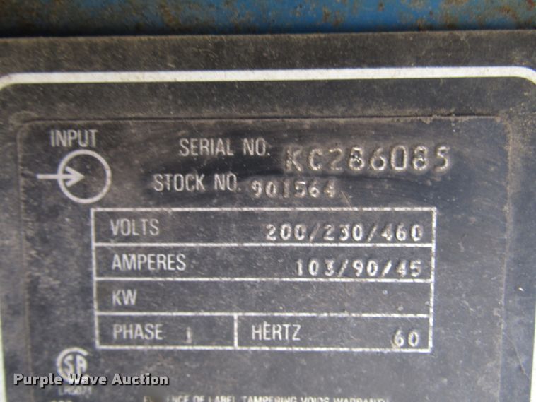 image for item DG8080 Miller Dialarc 250 AC/DC welder