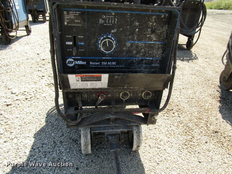 image for item DG8083 (2) Miller Dialarc 250 AC/DC welders