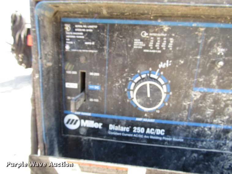 image for item DG8083 (2) Miller Dialarc 250 AC/DC welders