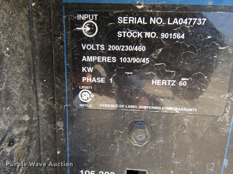 image for item DG8083 (2) Miller Dialarc 250 AC/DC welders