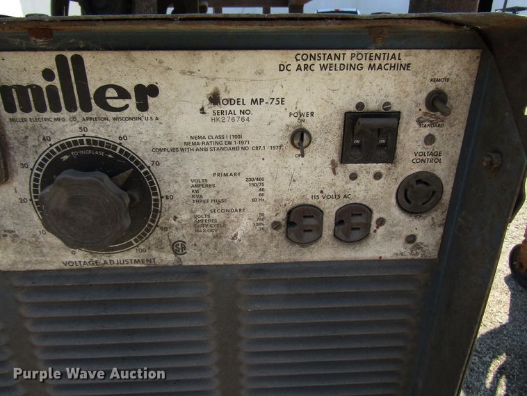 image for item DG8086 Miller MP-75E welder