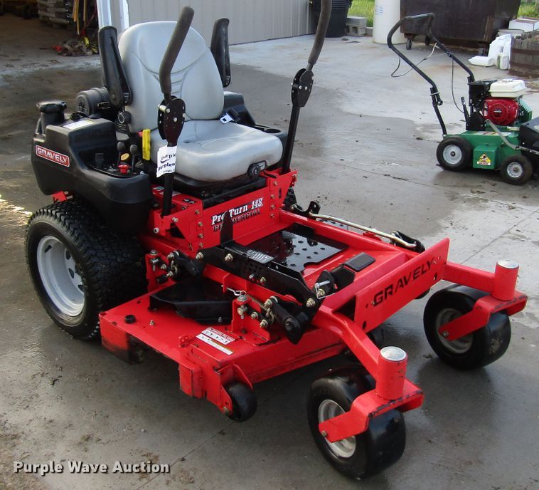image for item DG8163 Gravely Pro Turn 148 ZTR lawn mower