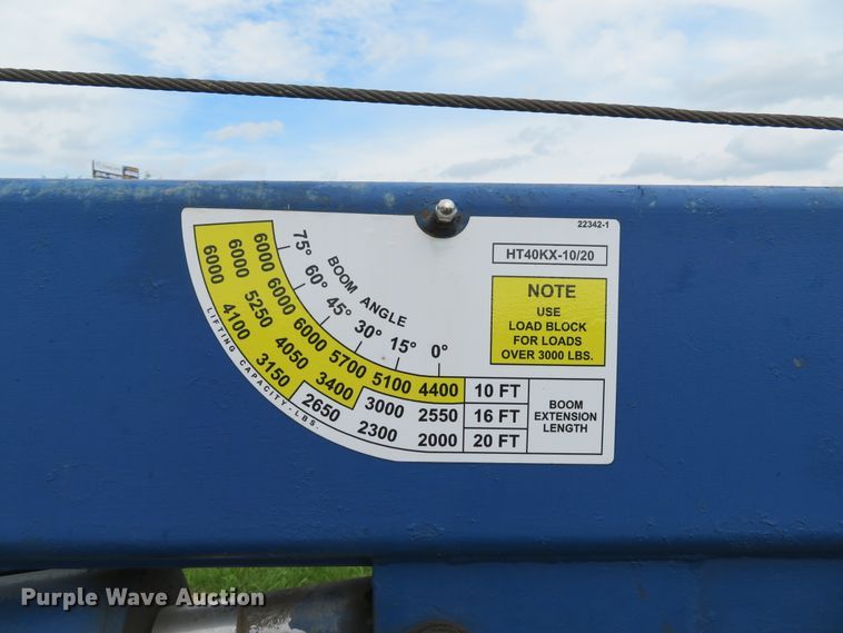 image for item DH1544 2004 Ford F550 Super Duty XL flatbed truck with crane