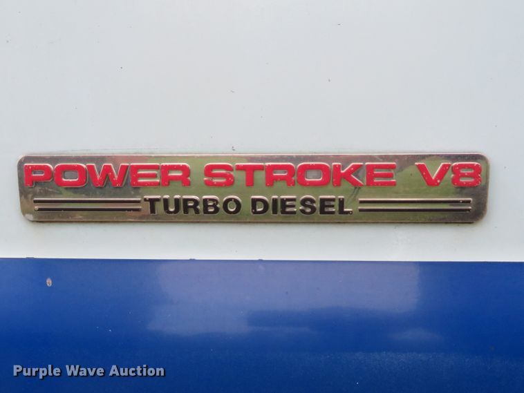 image for item DH1544 2004 Ford F550 Super Duty XL flatbed truck with crane