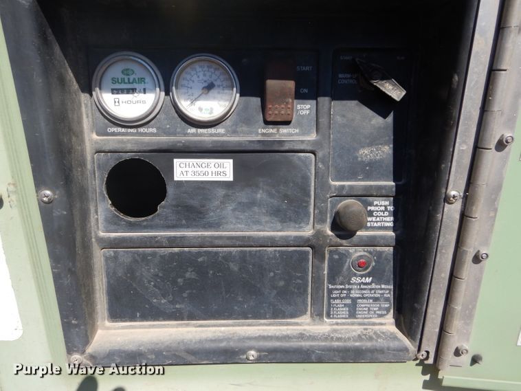 image for item DH2548 2005 Sullair 185DPQPEPK air compressor