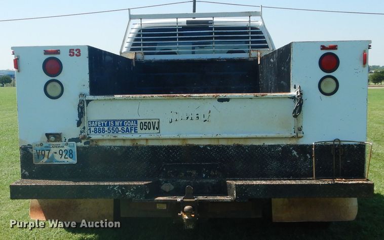 image for item DH3558 2001 Ford F550 Crew Cab utility truck