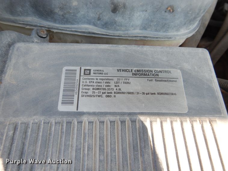 image for item DH3571 2011 Chevrolet Silverado 1500 pickup truck