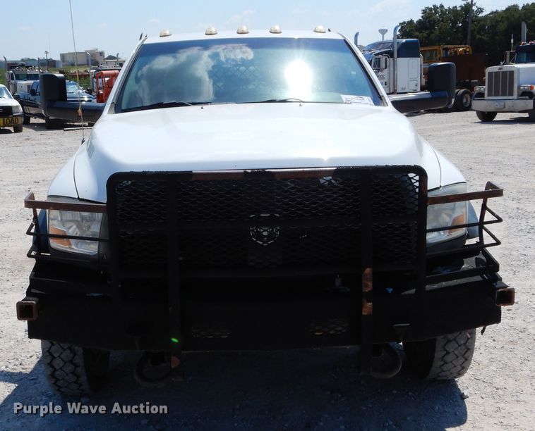 image for item DH3574 2012 Dodge Ram 5500 Crew Cab flatbed truck