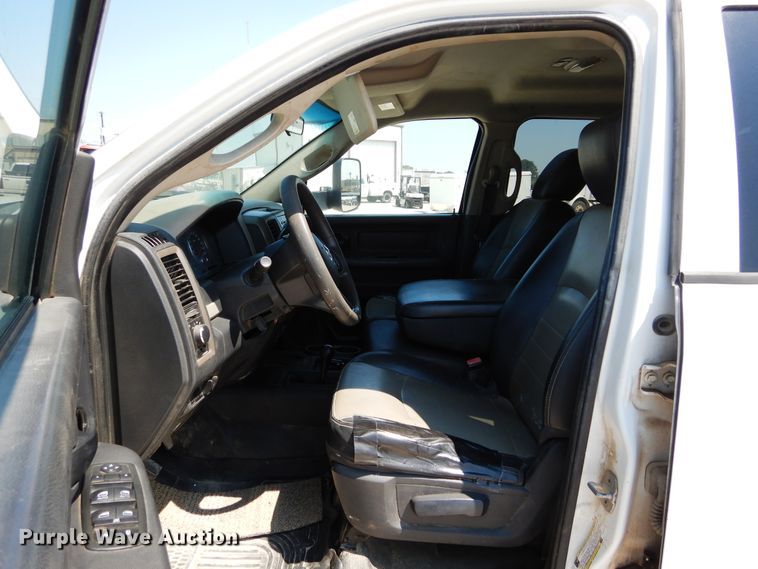 image for item DH3574 2012 Dodge Ram 5500 Crew Cab flatbed truck