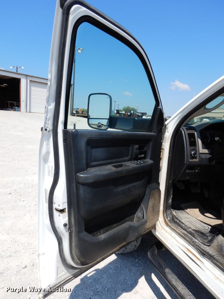 image for item DH3574 2012 Dodge Ram 5500 Crew Cab flatbed truck