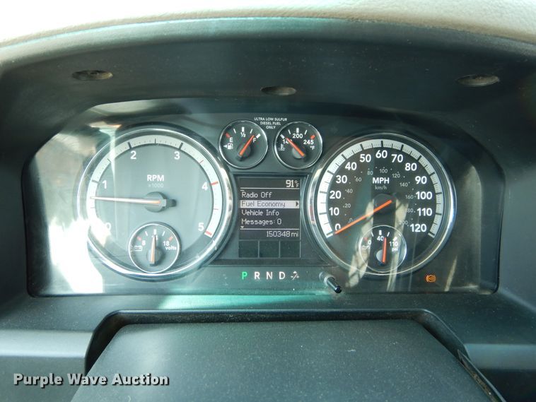 image for item DH3574 2012 Dodge Ram 5500 Crew Cab flatbed truck