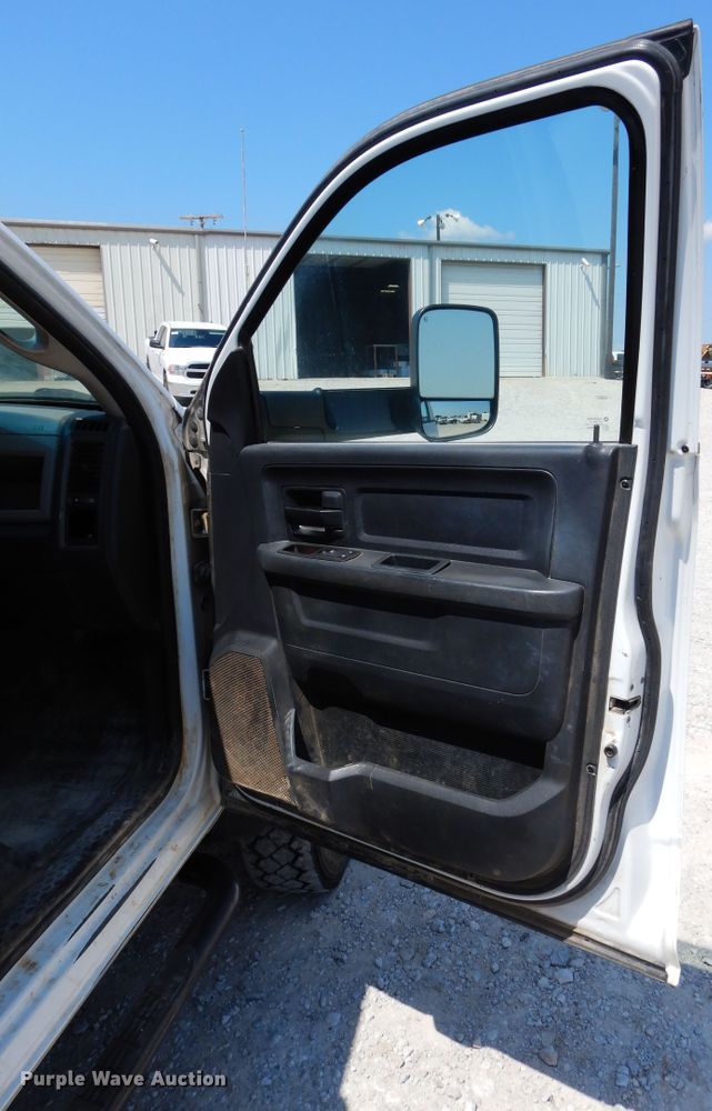 image for item DH3574 2012 Dodge Ram 5500 Crew Cab flatbed truck