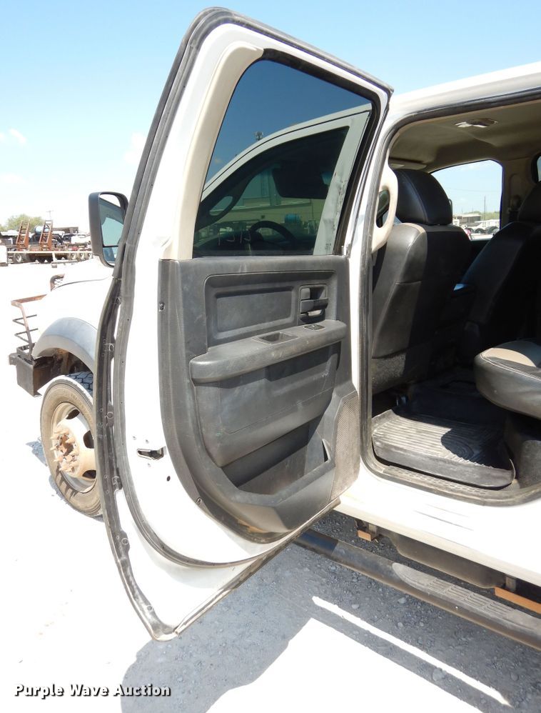 image for item DH3574 2012 Dodge Ram 5500 Crew Cab flatbed truck