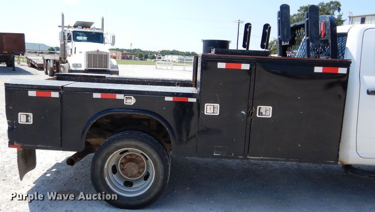 image for item DH3574 2012 Dodge Ram 5500 Crew Cab flatbed truck