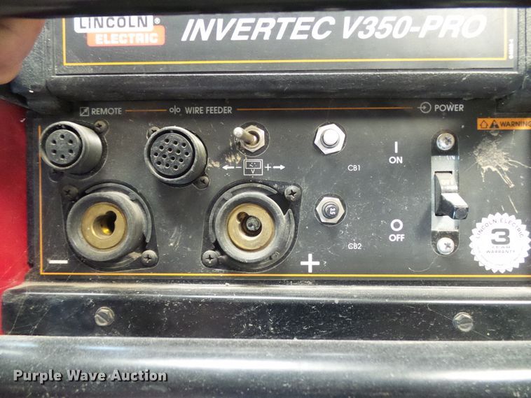 image for item DI0636 Lincoln Invertec V350-PRO welder