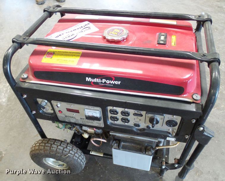 image for item DI0637 Multi Power MP7500E generator