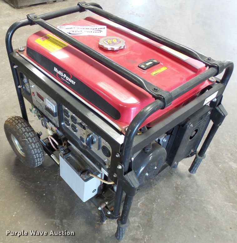 image for item DI0637 Multi Power MP7500E generator