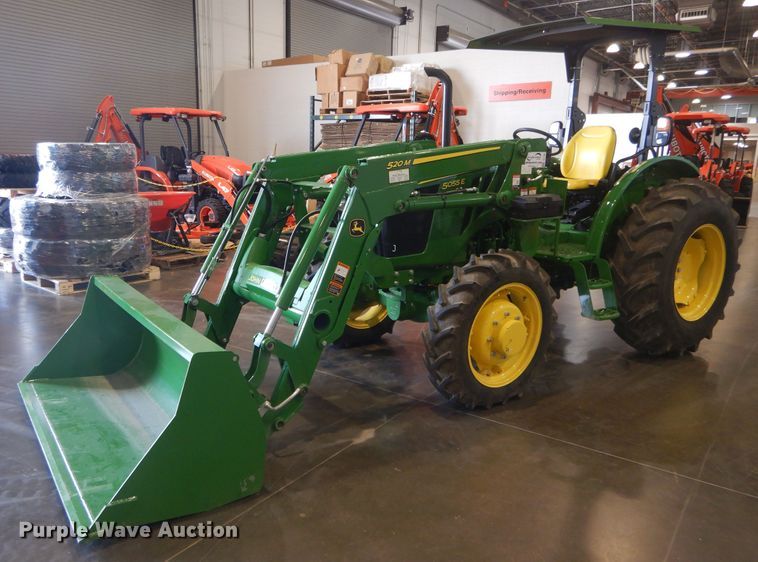 image for item DI1764 2018 John Deere 5055E MFWD tractor