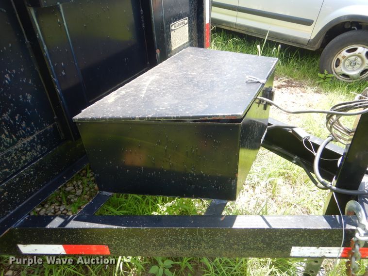 image for item ED9461 2011 Doolittle dump trailer