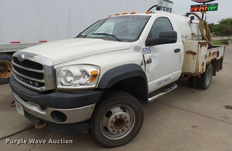 image for item EF9549 2008 Sterling Bullet waste/sewer tank truck