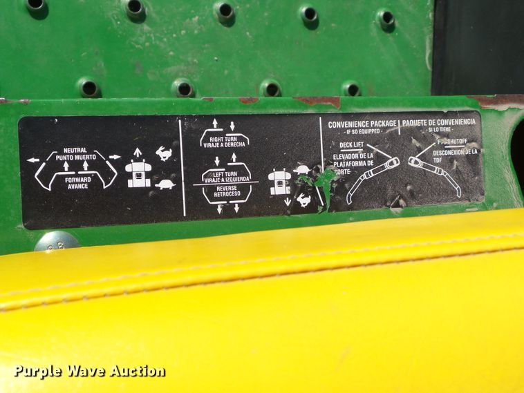 image for item EM9825 John Deere Z840A ZTR lawn mower