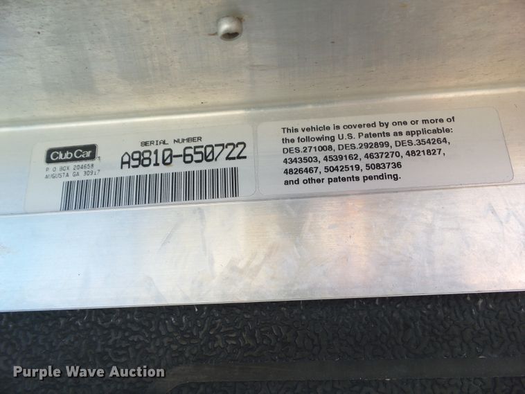 image for item EM9827 Club Car golf cart