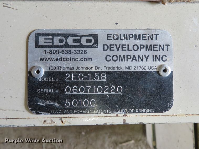 image for item EV9738 Edco 2EC-1.58 floor grinder