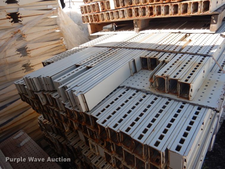 image for item FA9305 Steel shelving and wood peg board