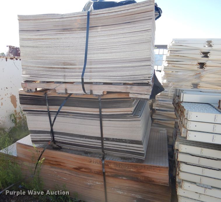 image for item FA9305 Steel shelving and wood peg board