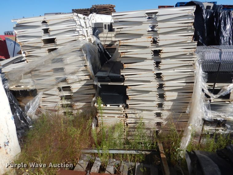 image for item FA9305 Steel shelving and wood peg board