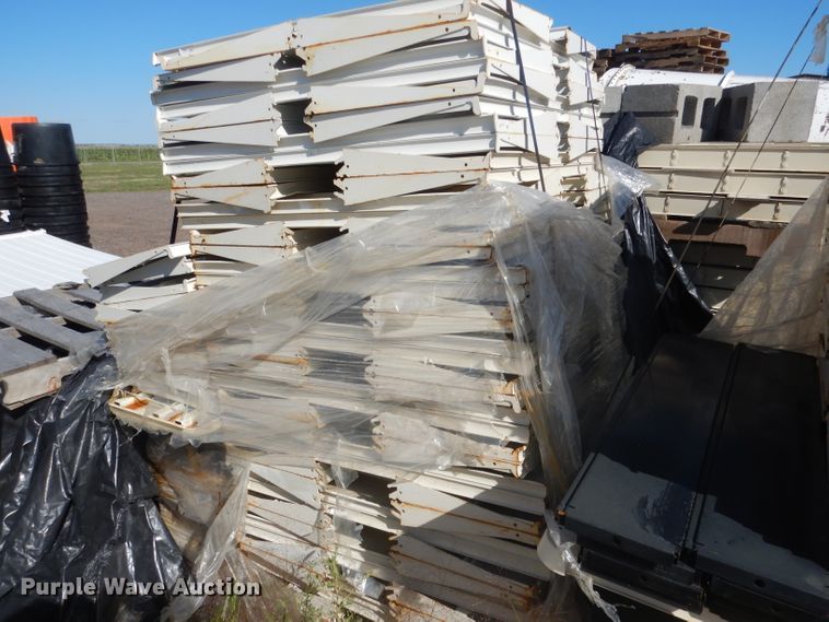 image for item FA9305 Steel shelving and wood peg board