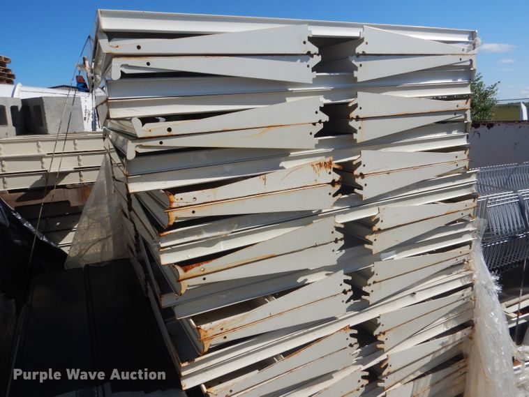 image for item FA9305 Steel shelving and wood peg board