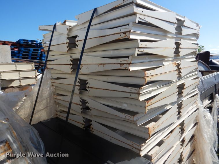 image for item FA9305 Steel shelving and wood peg board