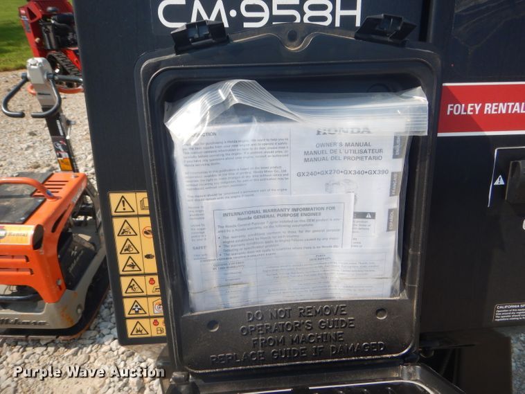 image for item FC9923 2017 Toro CM-958H-P cement mixer