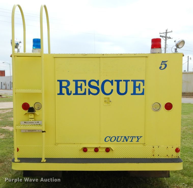 image for item FK9751 1991 Ford F350 utility bed pickup truck