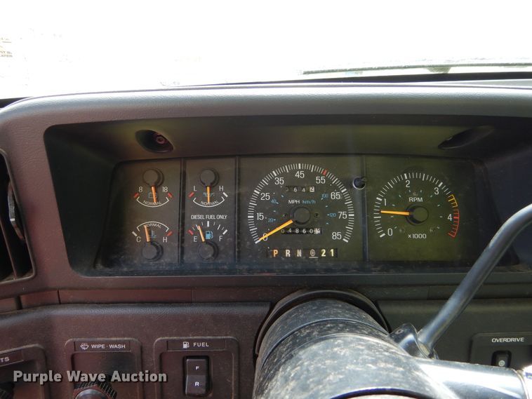 image for item FK9751 1991 Ford F350 utility bed pickup truck