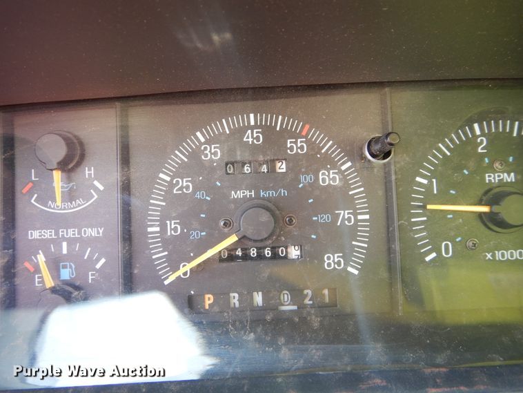 image for item FK9751 1991 Ford F350 utility bed pickup truck