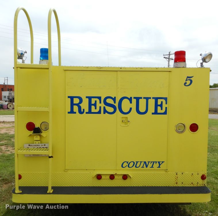 image for item FK9751 1991 Ford F350 utility bed pickup truck