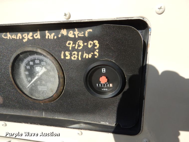 image for item FU9414 Ingersoll Rand 185 air compressor