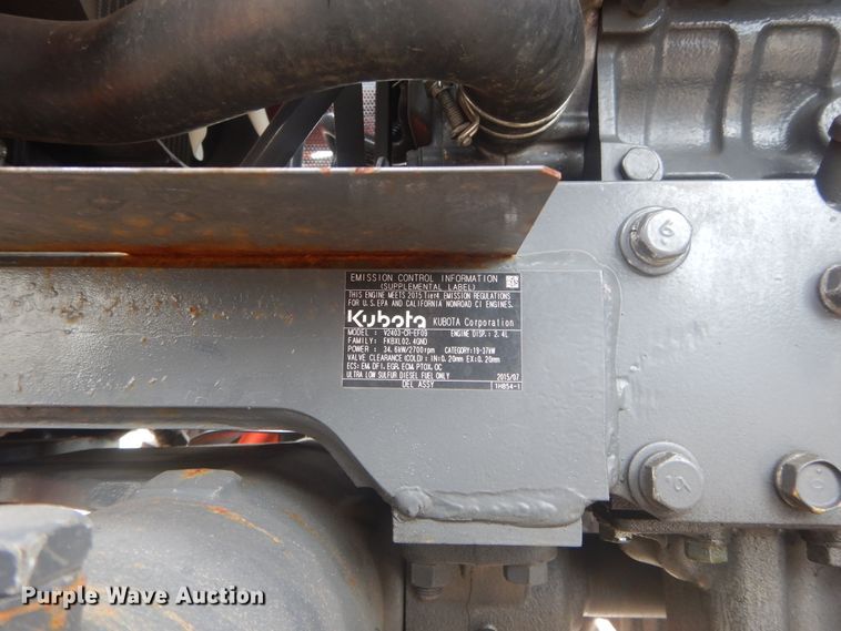 image for item FV9500 2016 Kubota L47 backhoe