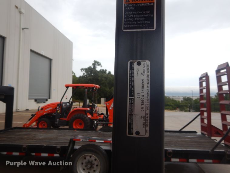 image for item FV9500 2016 Kubota L47 backhoe