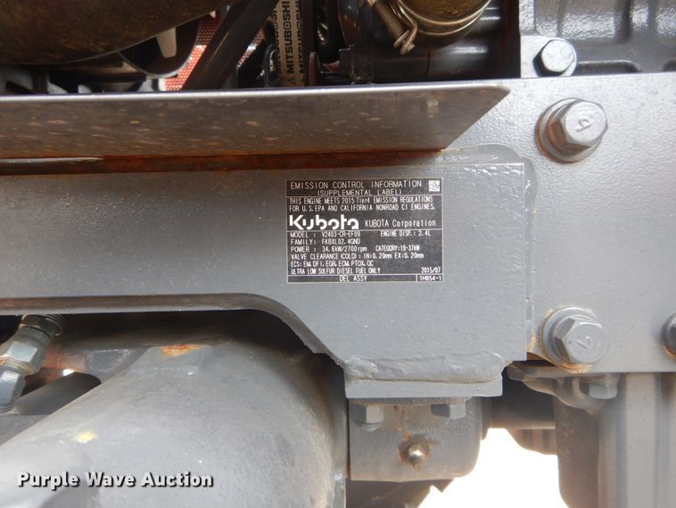 image for item FV9501 2016 Kubota L47 backhoe