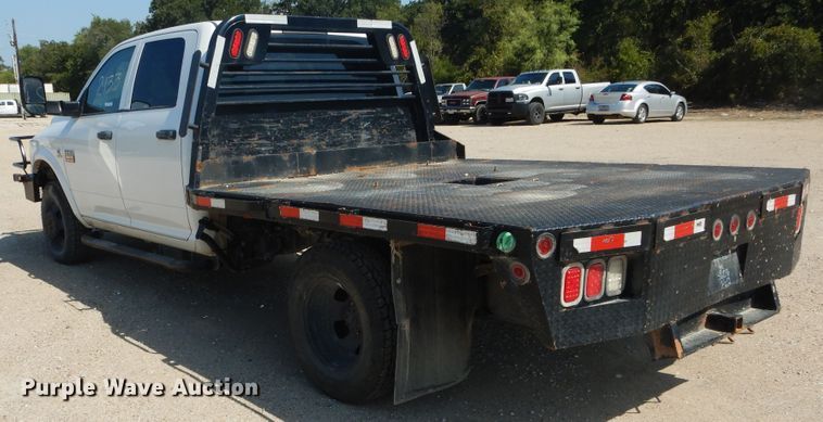image for item FX9260 2012 Dodge Ram 3500 Crew Cab flatbed pickup truck