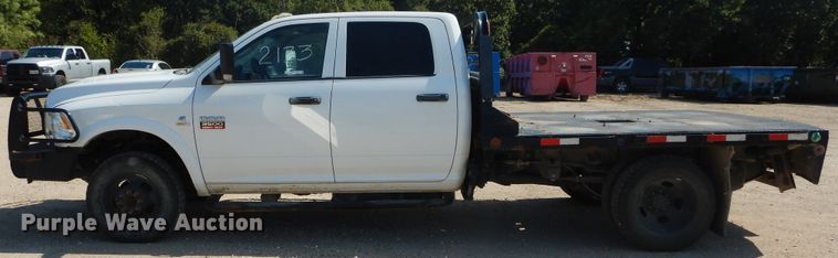 image for item FX9260 2012 Dodge Ram 3500 Crew Cab flatbed pickup truck