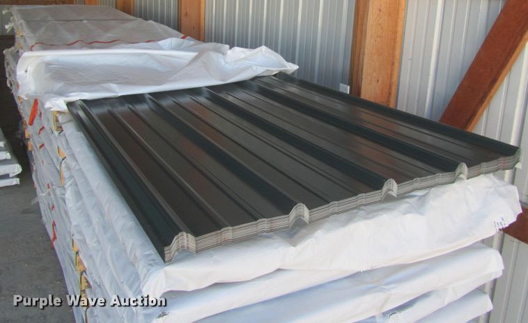 image for item G1960 (28) sheets of metal siding/roofing