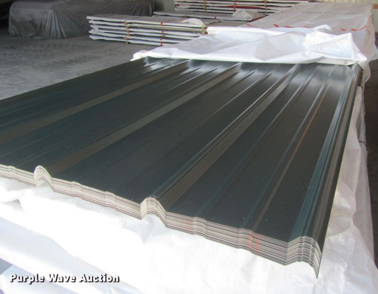 image for item G1960 (28) sheets of metal siding/roofing